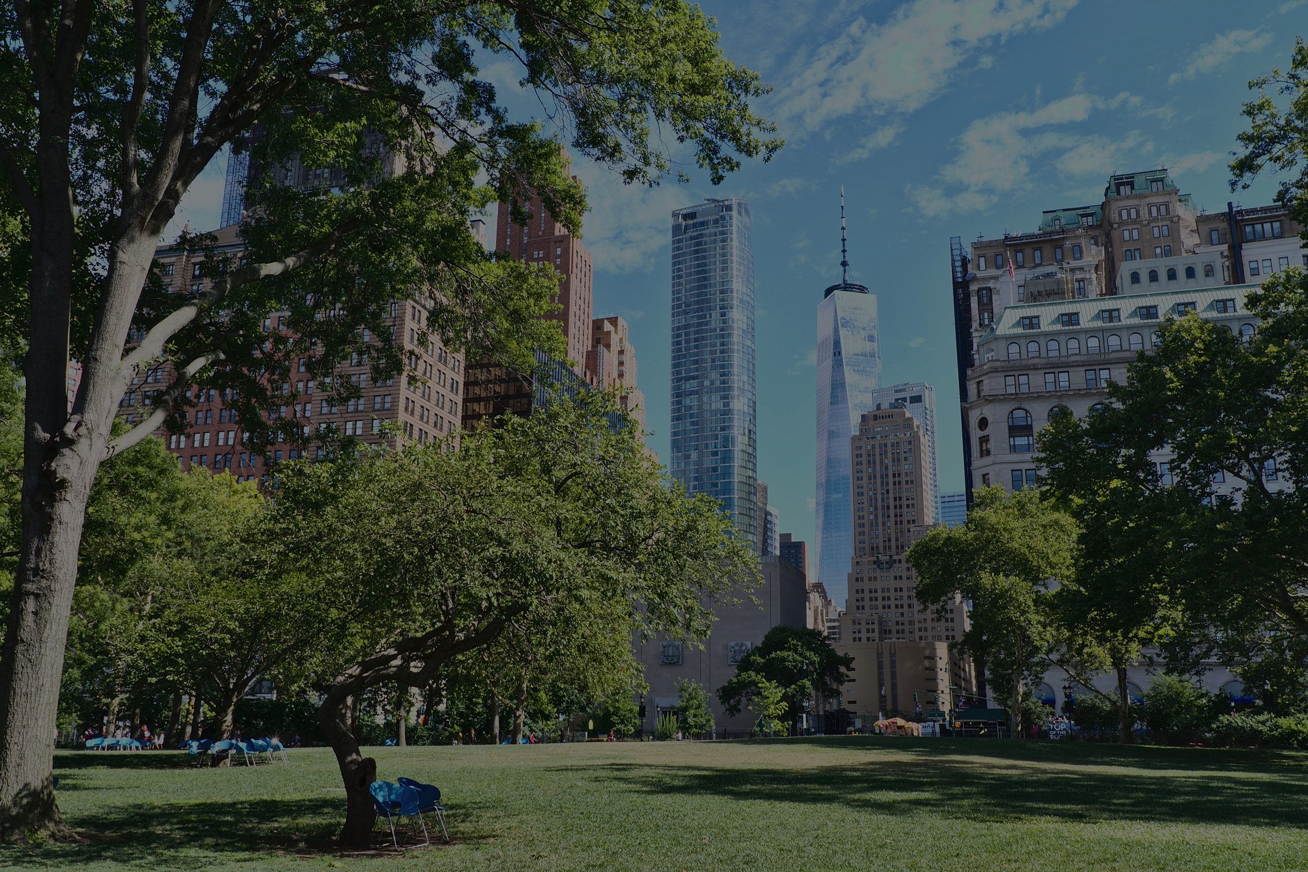 Battery Park One World Trade New York City